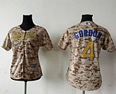 Women Kansas City Royals #4 Alex Gordon Camo Fashion Stitched MLB Jersey,baseball caps,new era cap wholesale,wholesale hats